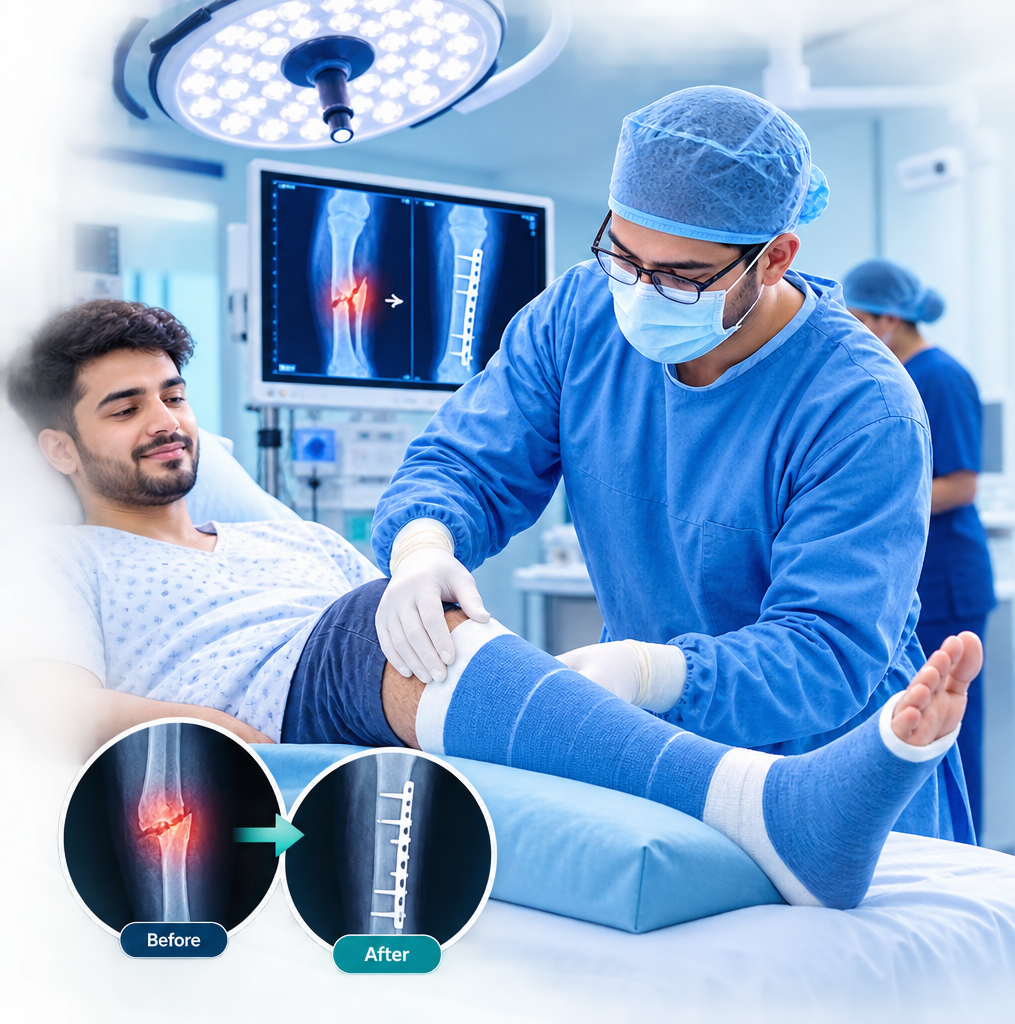 Fracture and orthopedic surgery at Niva Surgery