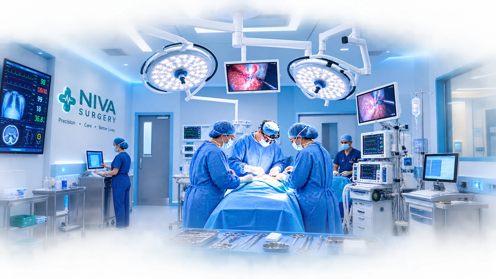 Modern operation theatre and surgical facilities